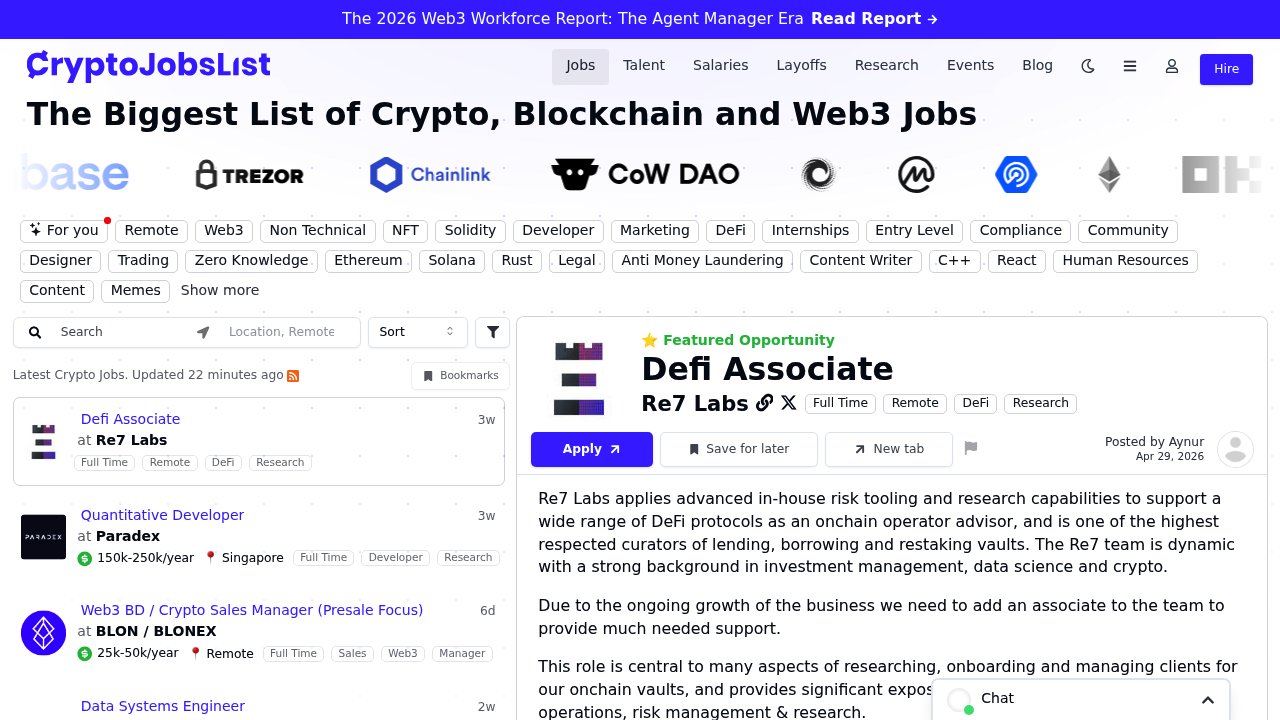 Crypto Jobs List